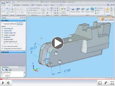 Solid Edge Tips & Tricks - #11 Advanced Live Rules
