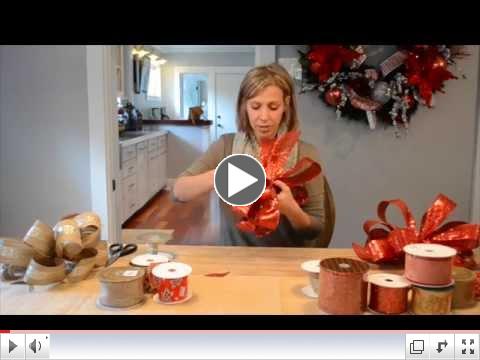 How to make a bow - Decorator's Warehouse