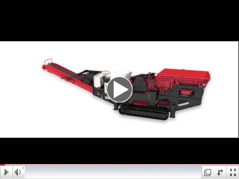 QJ341 Mobile Jaw Crusher 3D features animation