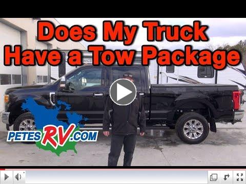 Does My Truck Have A Tow Package | Pete's RV Quick Tips 