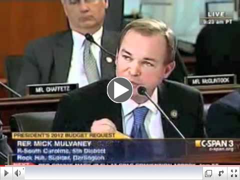 Rep. Mulvaney on the President's Budget: These Are Not Credible Numbers