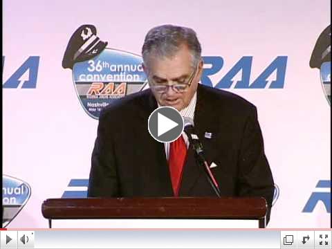 DOT Secretary Ray LaHood at the 2011 RAA Convention-Part 1