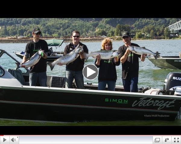 Columbia River Wobbler Fishing & Fall Chinook at the mouth of the Klickitat