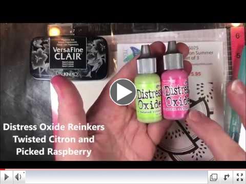 Distress Oxide Reinker Watercoloring