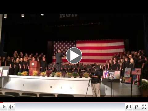 Mary G. Montgomery High School Veterans' Day Assembly November 7, 2014