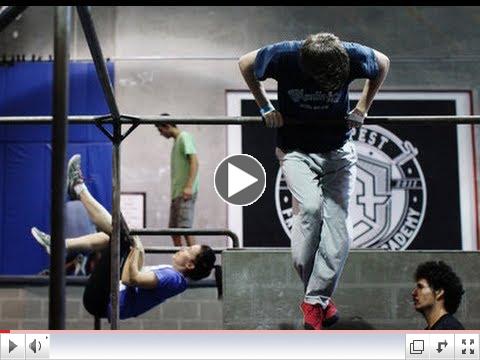 Parkour Training Heads Indoors in NYC - 2013 Video