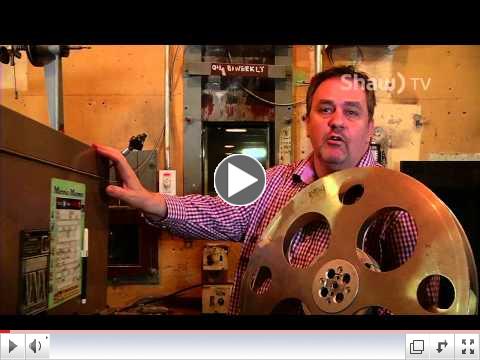 Get a rare tour of the old school projection booth of the 80-year-old Dunbar Theatre