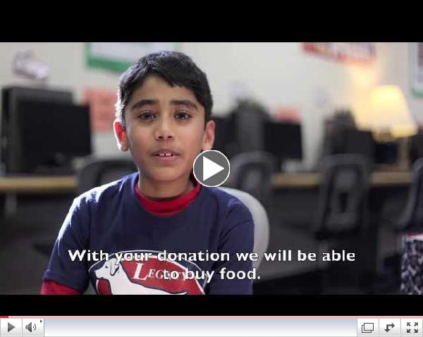 Kids Helping Kids - Stop Hunger Now Campaign