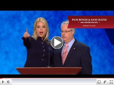 East Cobber Sam Olens, GA's Attorney General, gives speech at RNC.