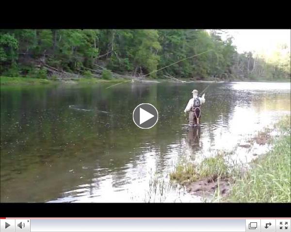 Bill Ritter Casting at the Old Campground Pool 5-28-2013