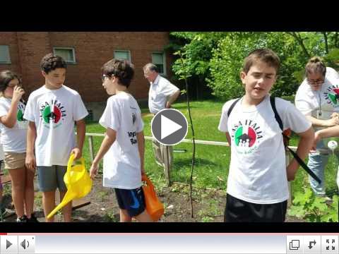 Casa Italia - Italian Language & Culture Summer Camp, Day 1, June 19, 2017 - Garden 4 
