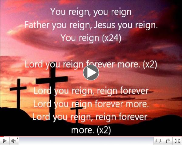 Vashawn Mitchell- You Reign (Lyrics)