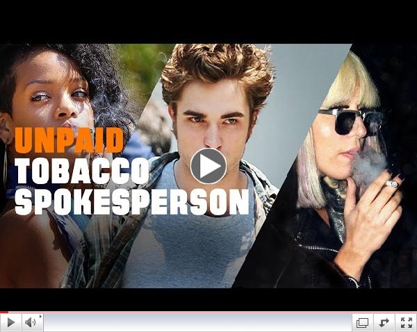 Unpaid Tobacco Spokesperson