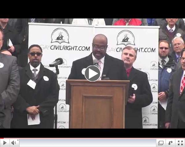 Pastors Against Amending Michigan's Elliott-Larson Act Press Conference Oct 22 2014