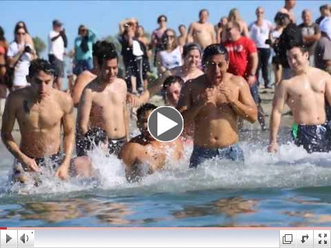 250+ expected to brave 58-degree water @ Long Beach Polar Splash for charity. All ages welcome.