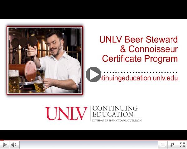 UNLV - Beer Steward & Connoisseur Certificate