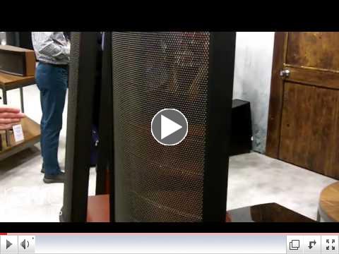 Martin Logan Shows Off New Masterpiece Series of Electrostatic Hybrid Speakers