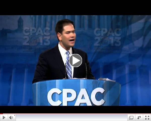 CPAC 2013 - U.S. Senator Marco Rubio (R-FL)
