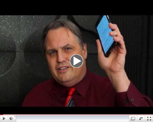 Demonstration of using the Google Voice Search