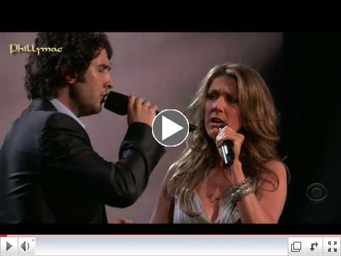 Celine Dion & Josh Groban Live 