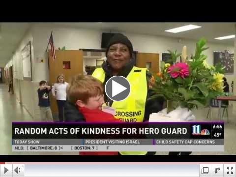 DeKalb school crossing guard who saved Dunwoody boy is honored by 11Alive Random Act of Kindness.