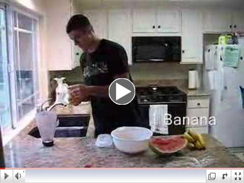 Gracie Watermelon Smoothie Video