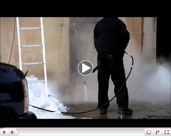 Bruttell Roofing - Ice Dam Removal Using STEAM
