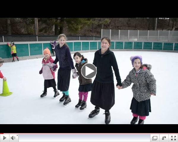 Shushan Purim Ice Skating