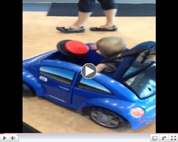 Utah toddler gets Go Baby Go car with UATF grant