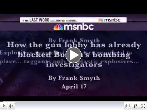 MSNBC: NRA 'in the Business of Helping Bombers Get Away With Their Crimes'