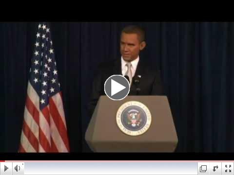 Steve Bridges as President Obama - August 2011