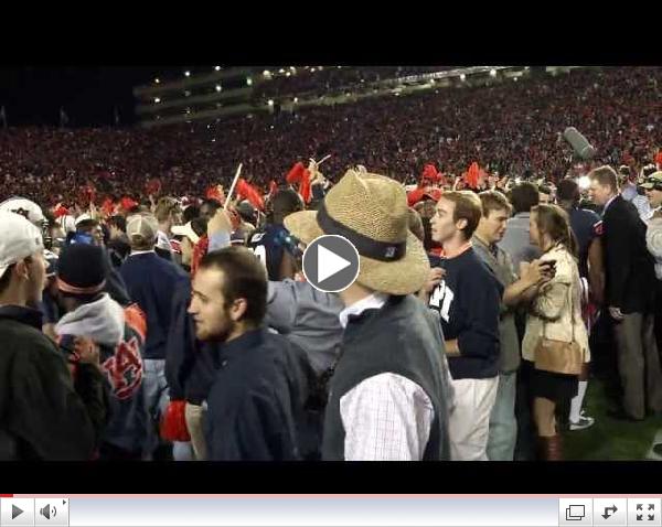 Raw #Auburn Emotion After Epic #IronBowl Win
