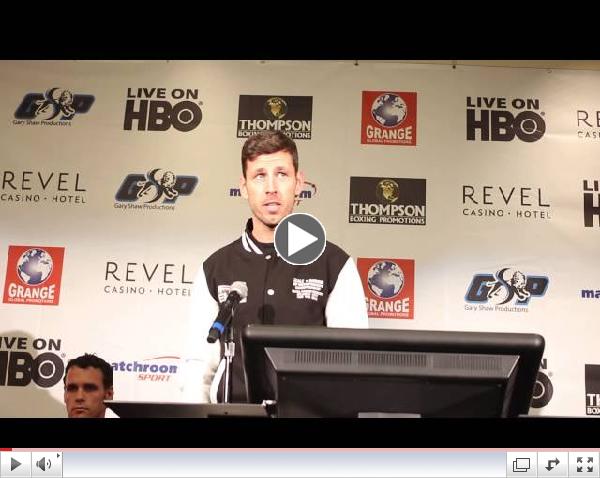 Darren Barker talks about his upcoming fight with Daniel Geale at final press conference