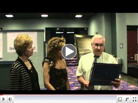 Port Jervis Mayor Russell Potter thanks Filmmaker Joanne Foley Gross