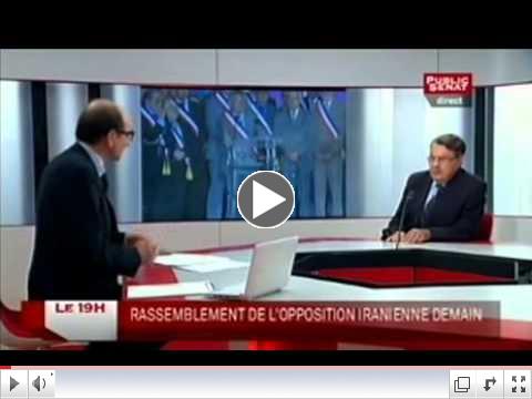 Senat direct TV France - Iranian gathering june 23 2012 Villepinte Paris