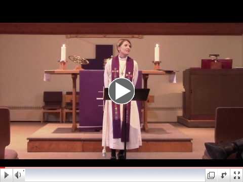 Pr. Christine's Sermon - God's Specialty