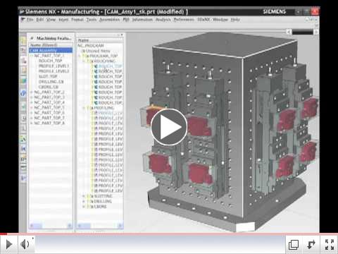NX CAM for Machinery Software Demo  