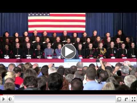 Mitt Romney rally - Valley Forge Military Academy, 9/28/12