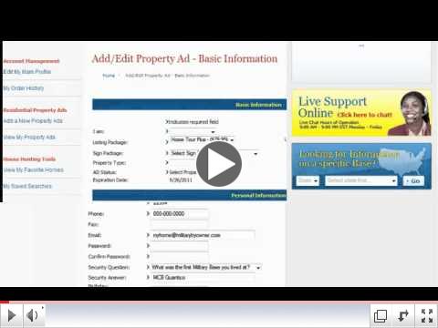 MilitaryByOwner Advertising, Inc. - Ad Submission Video Tutorial