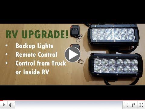 Adding Reverse/Safety Lights to Back of RV