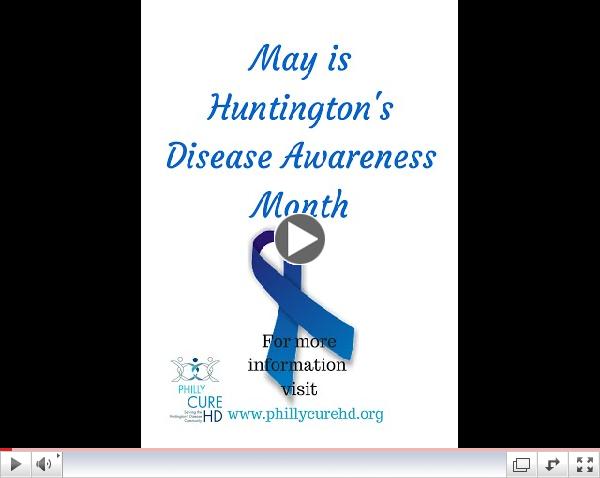 May Huntington's disease Awareness Month