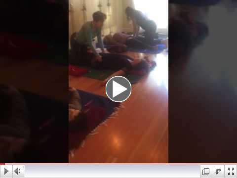 Thai Massage Class 2017!  So fun!