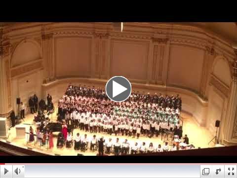 Carnegie Hall Performance