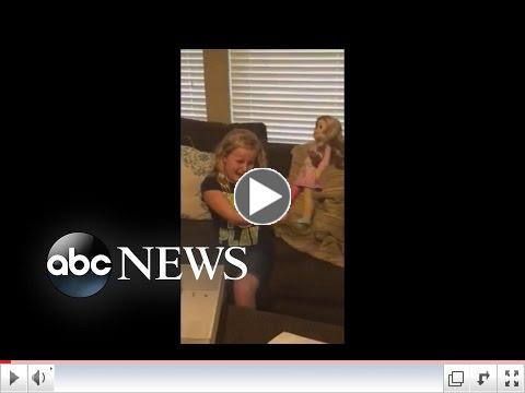 Girl Overjoyed at Doll With Matching Prosthetic Leg