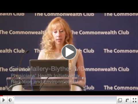 Dr. Erica Mallery-Blythe, MD at the Commonwealth Club of CA, June 2015