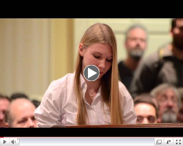 15 year old girl leaves anti-gun politicians speechless