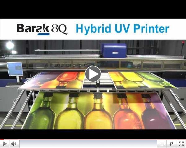 Barak 8Q Grand Format Hybrid UV Printer