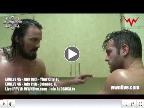 Locker Room Footage From After EVOLVE 44