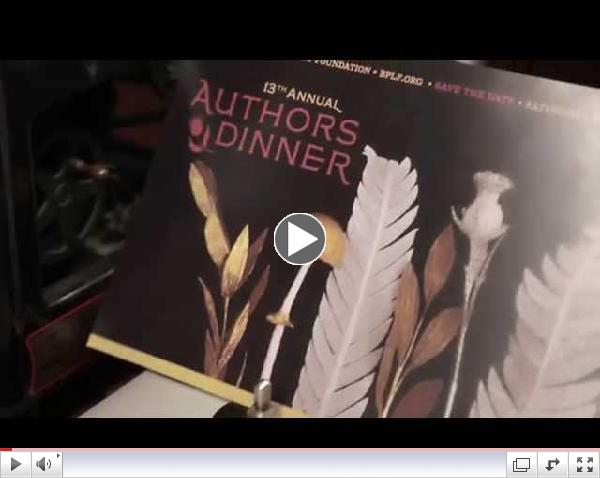 13th Annual Authors Dinner: You're Invited!