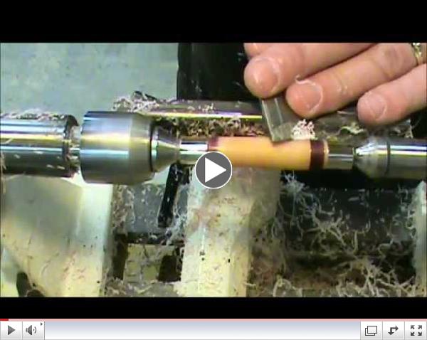 Making A Pen Using A Scalloped Blank